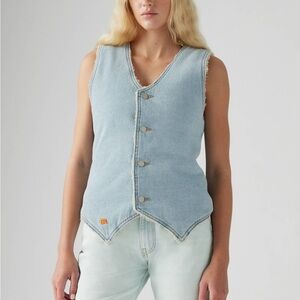 Levi’s x ERL Sherpa Denim Vest